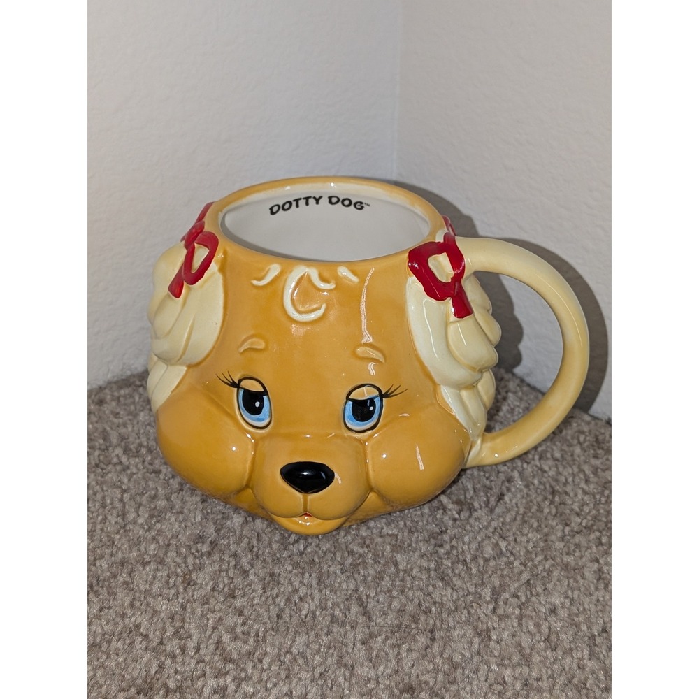 Get Along Gang Dotty Dog Mug 3D Novelty Coffee Cup Cute‎ Puppy Collectible 80's